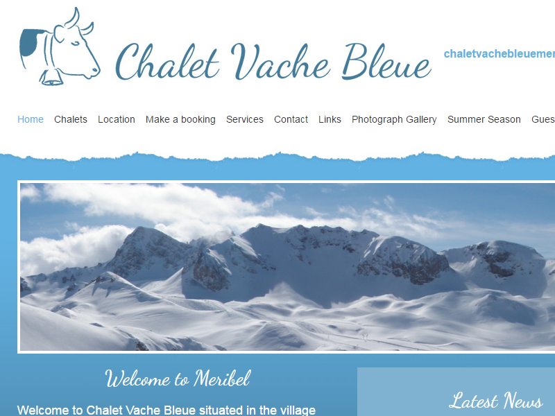 Chalet Vache Bleue design and development